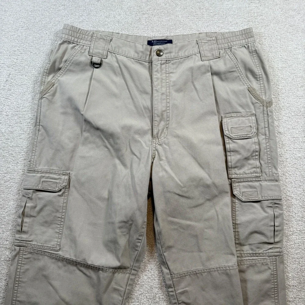 5.11‎ Tactical Series Men's Cargo Pants Khaki Cotton Size 36x30